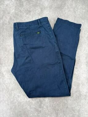Lacoste Regular Fit Navy Chino Pants Men’s 38x32
